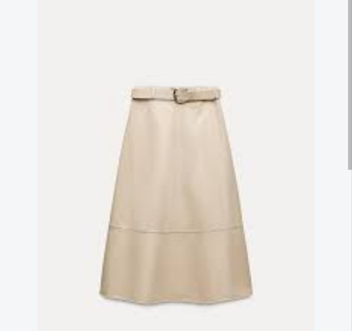 Jupe cuir 