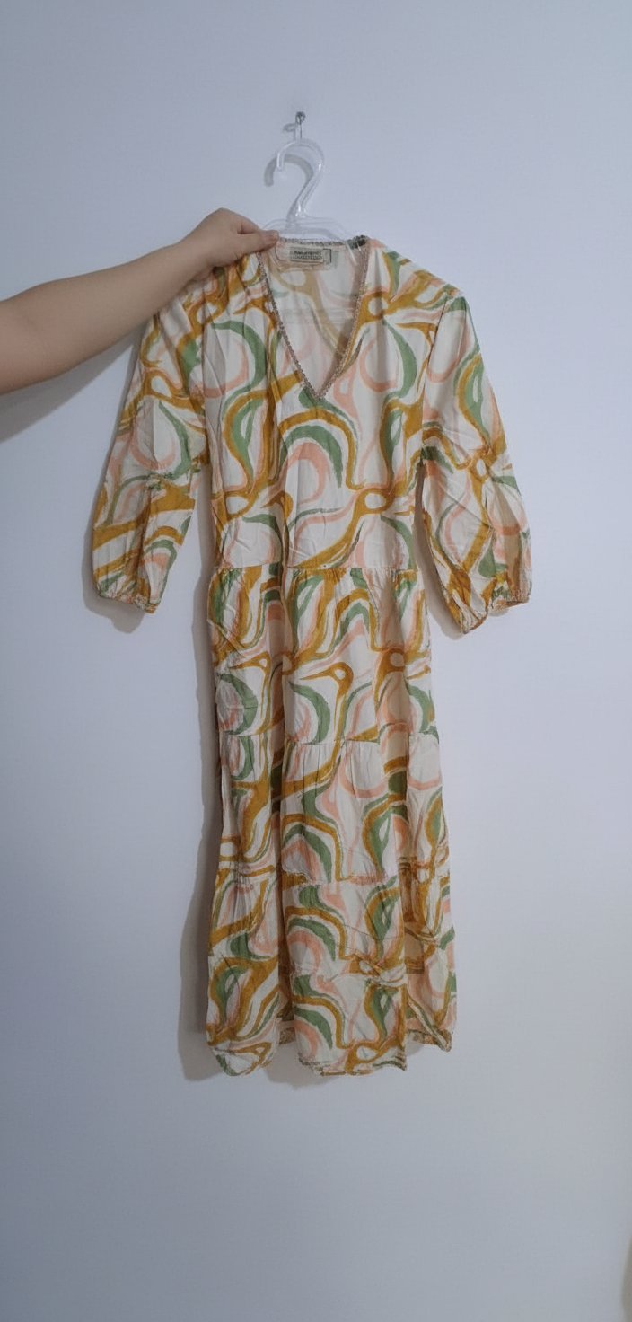 Robe avec manche 3/4