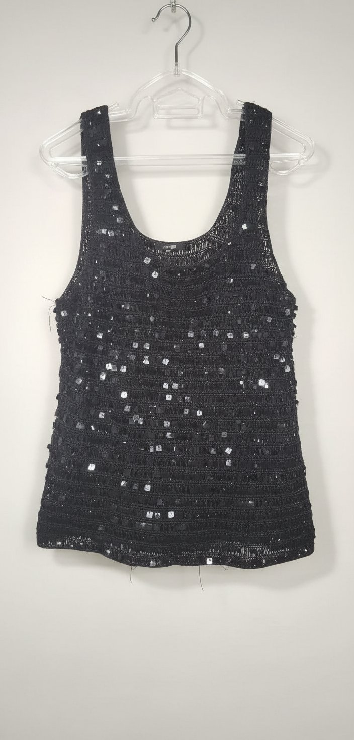 Top noir bling bling 