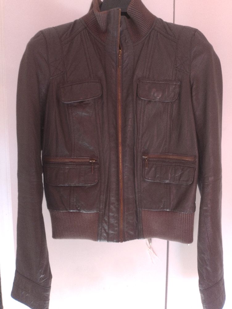 veste cuir véritable 