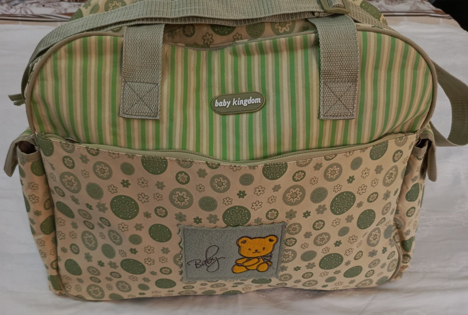 Grand sac à langer Baby Kingdom (50 × 33 × 18 cm) - Pratique et spacieux