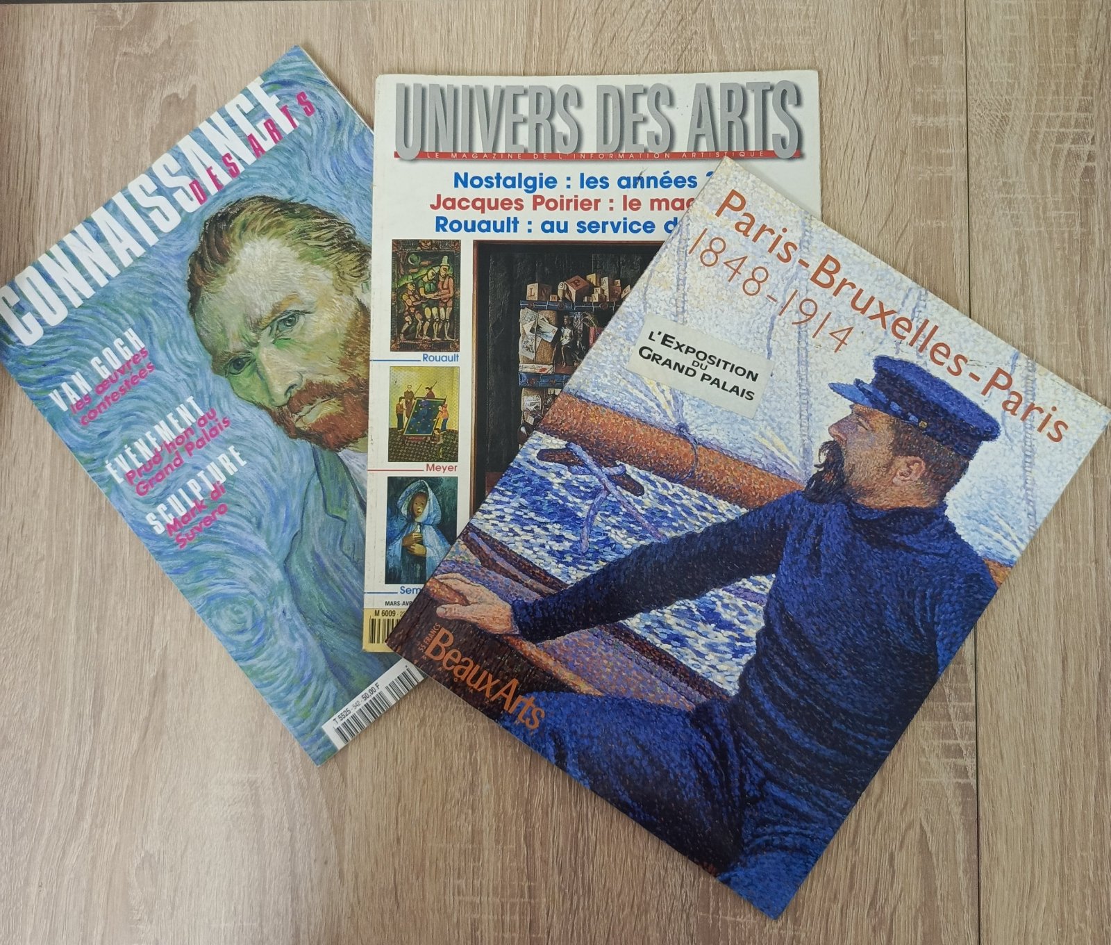 Lot de 3 magazines d'art