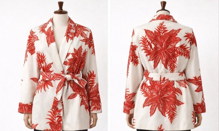 Blazer blanc cassé Fashion Nova