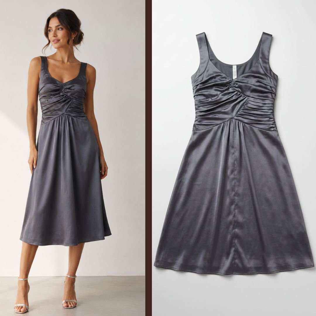 Robe mi-longue