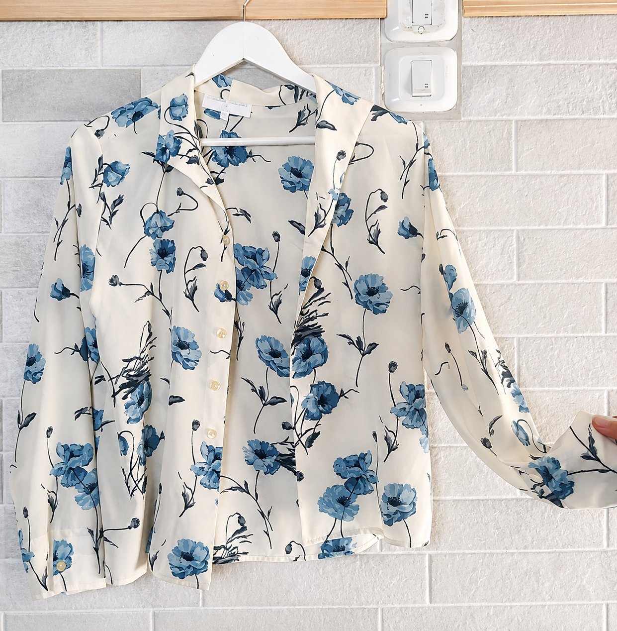Chemise fleurie