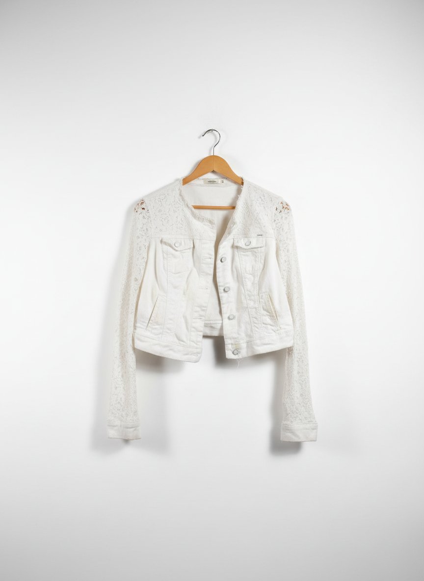 Veste jean blanche