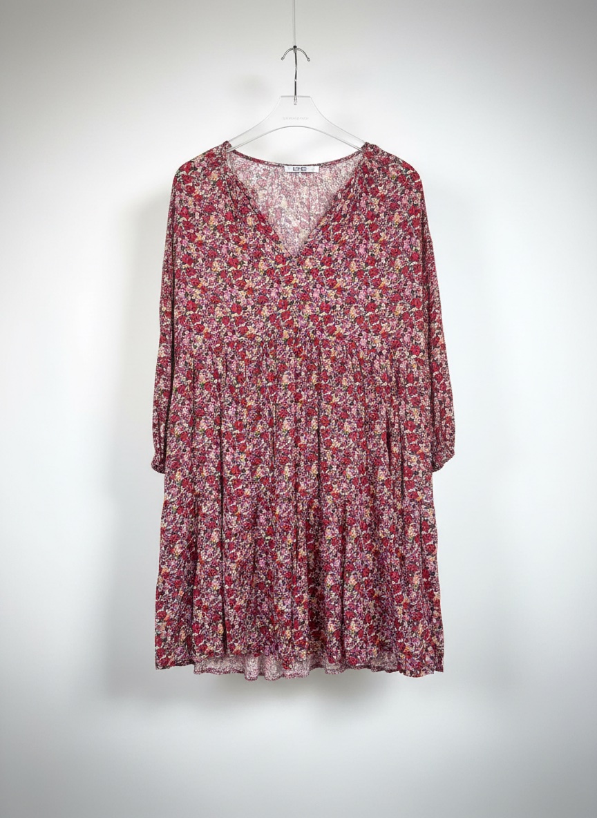 ´robe courte fleurie 