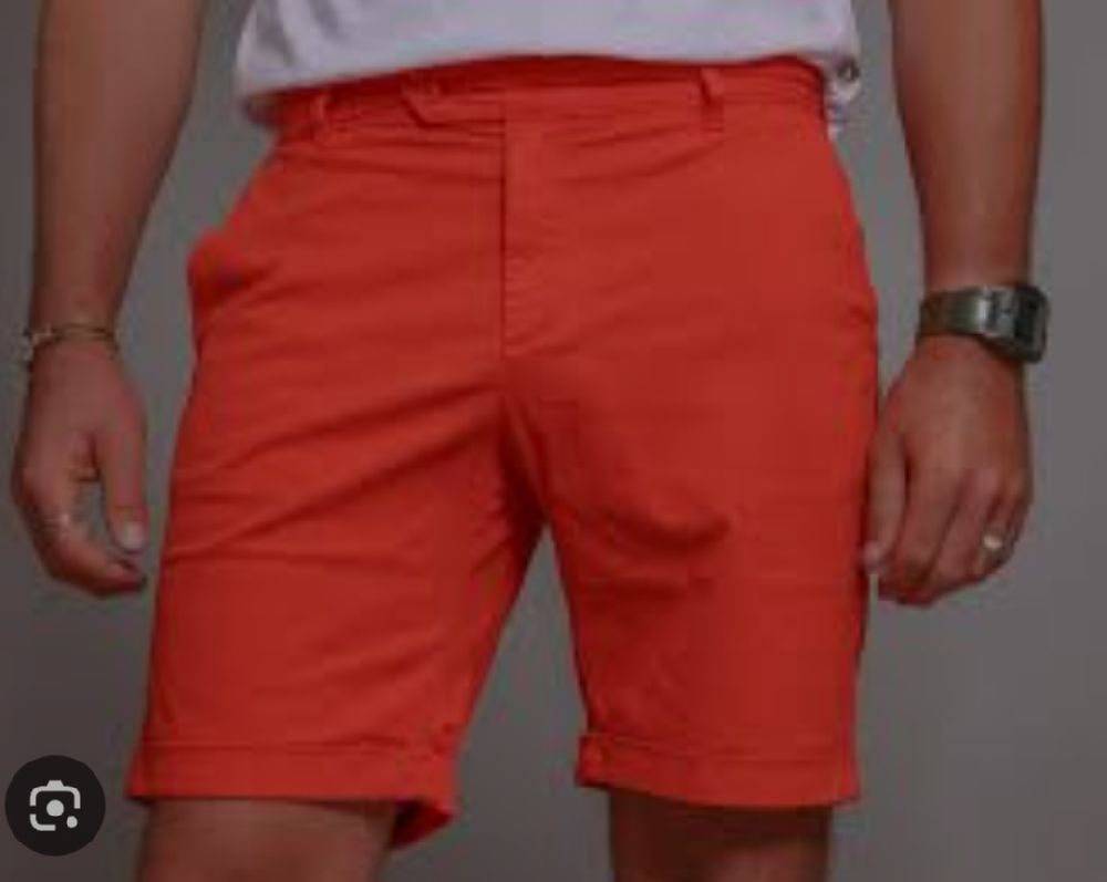 Bermuda en corail pour jeune homme 