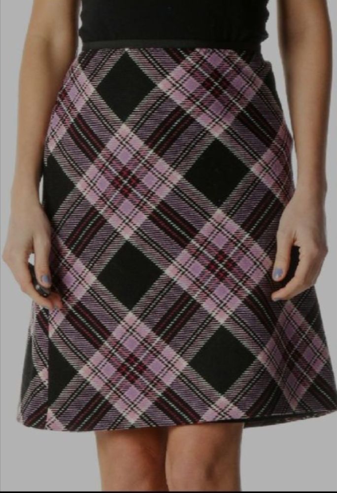 Jupe courte imprimée burberry 