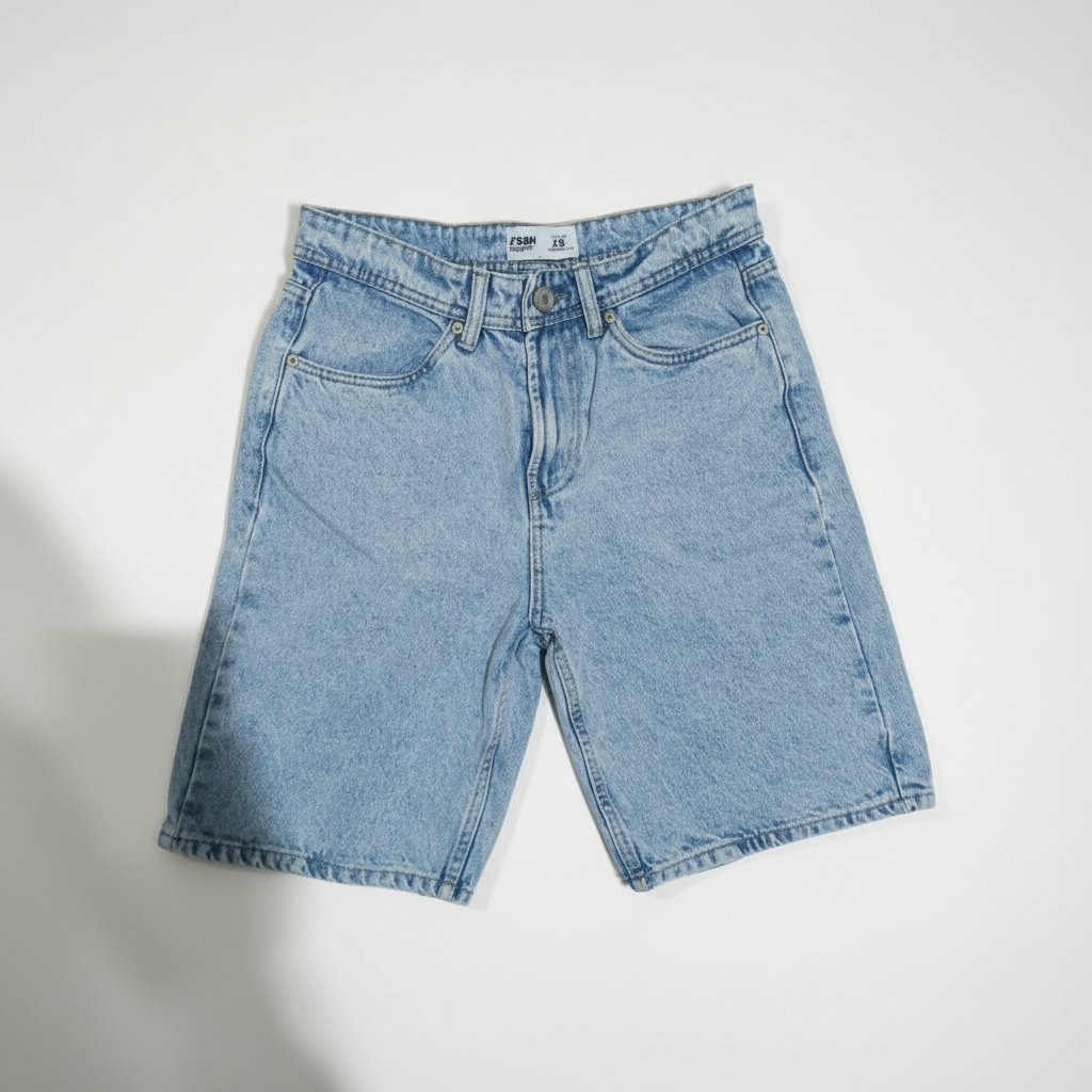 Short baggy jeans 