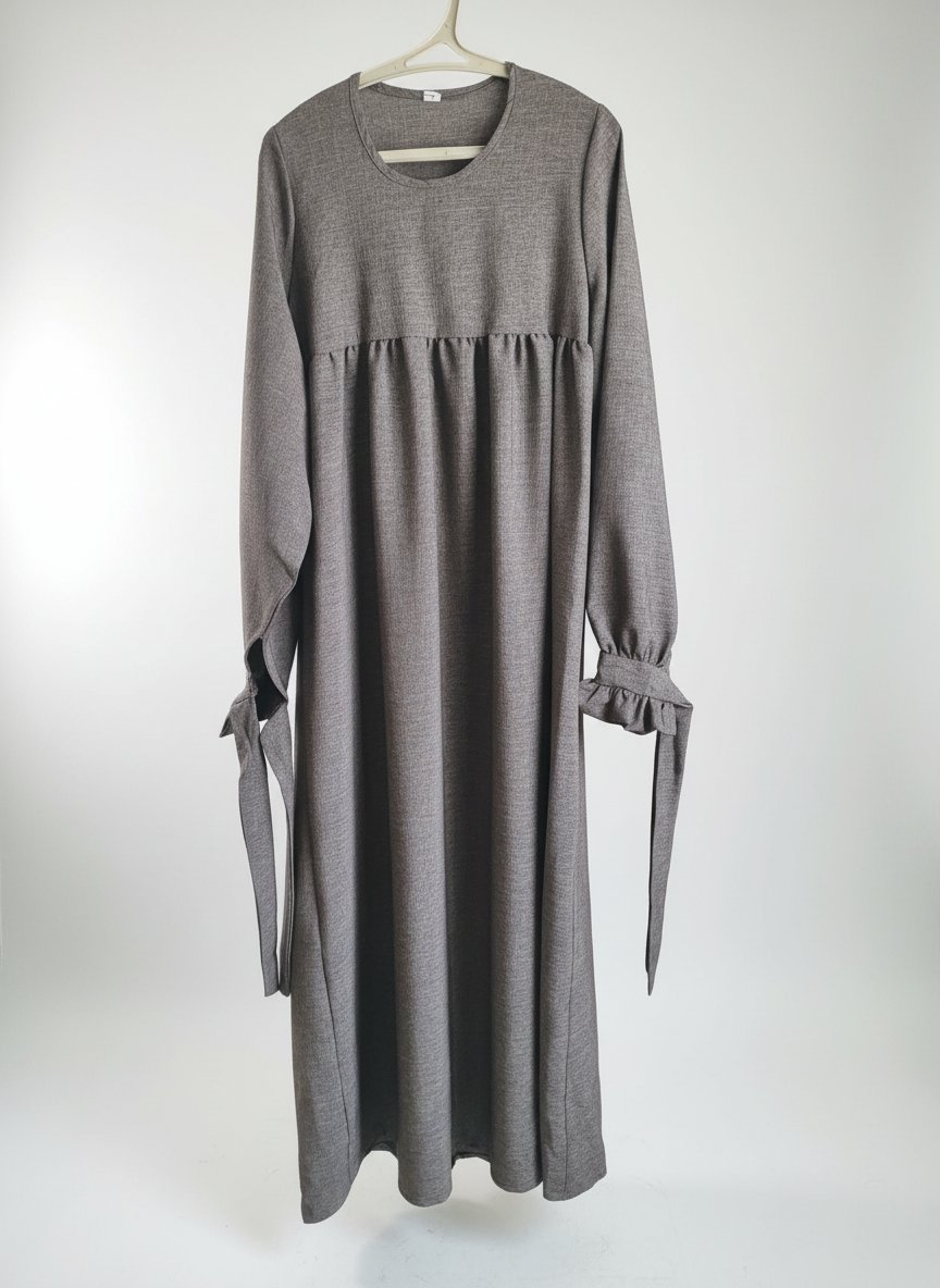 Robe jilbab gris neuve jamais portée 