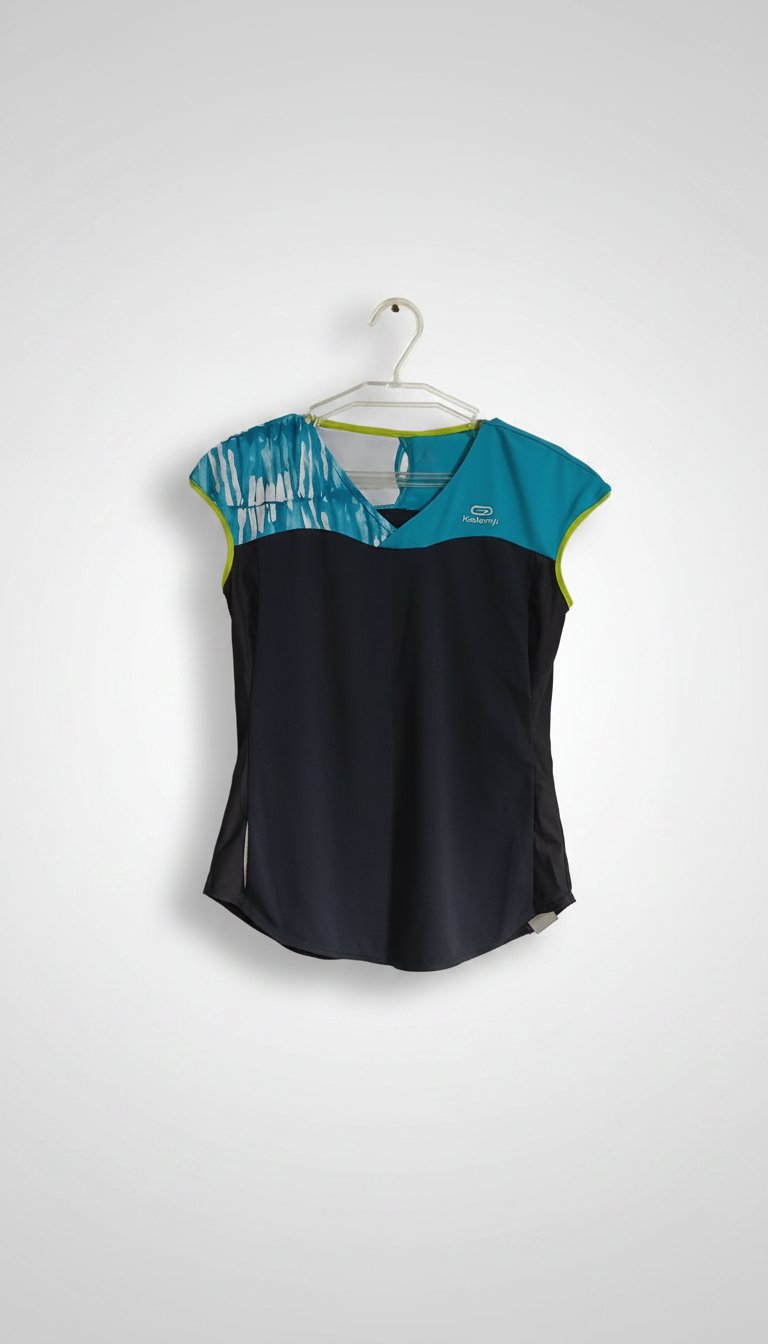 ​T-shirt de sport Kalenji bicolore - Technique et léger