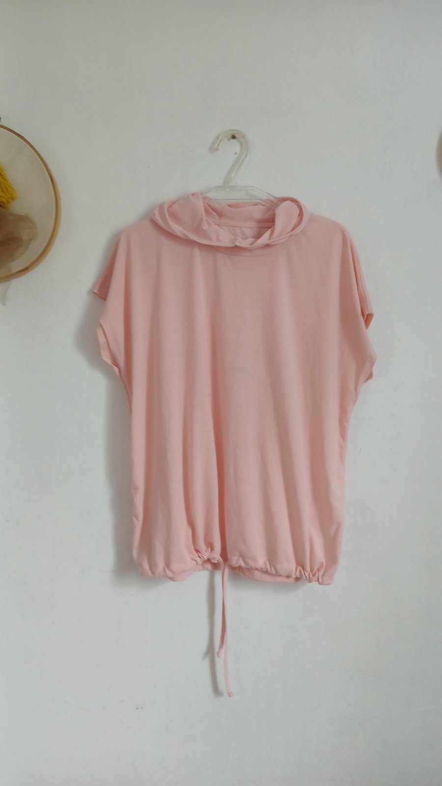 Top de sport rose à capuche - Ergee