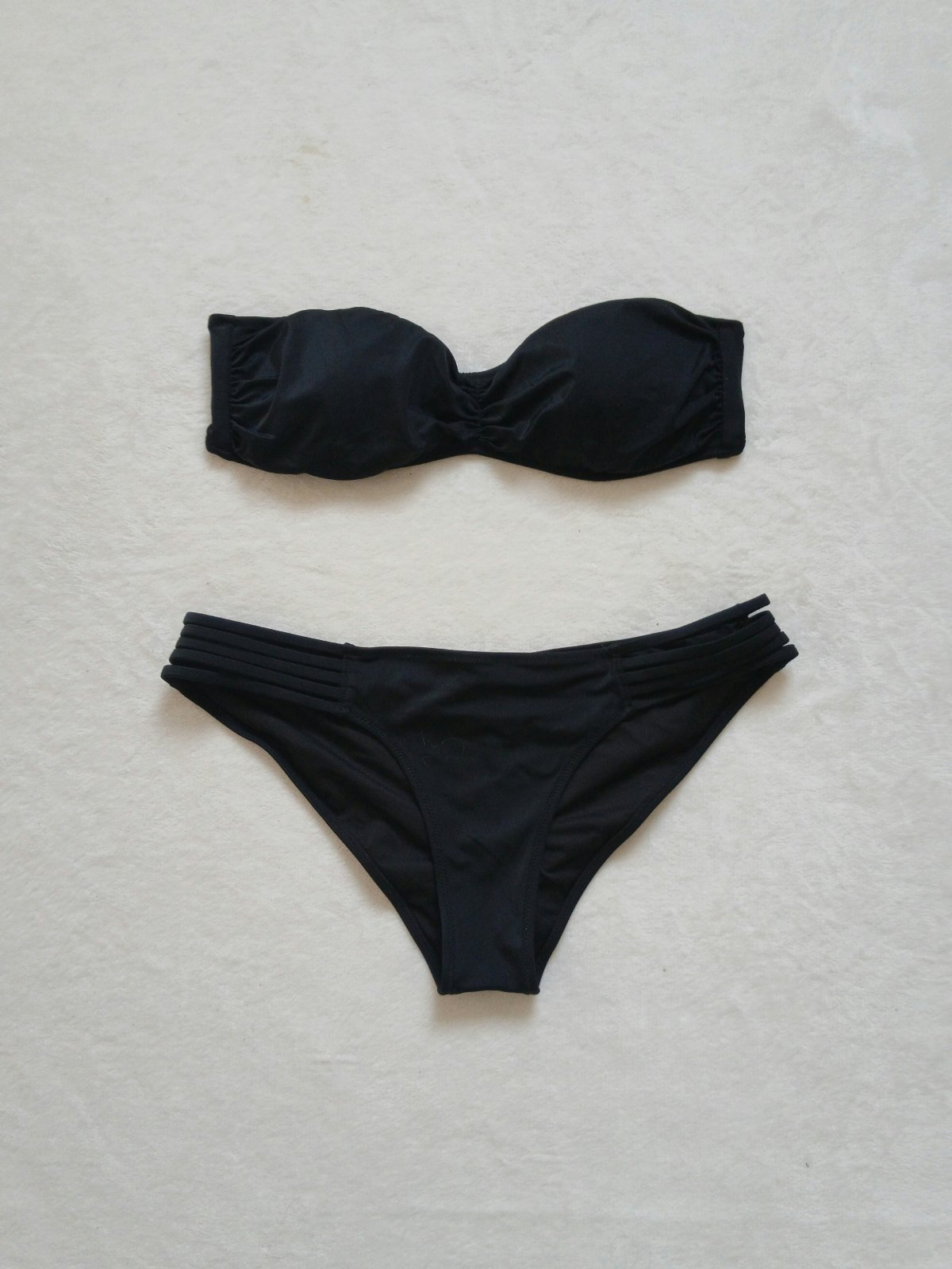 Bikini Noir Victoria's Secret - Style Bandeau Chic
