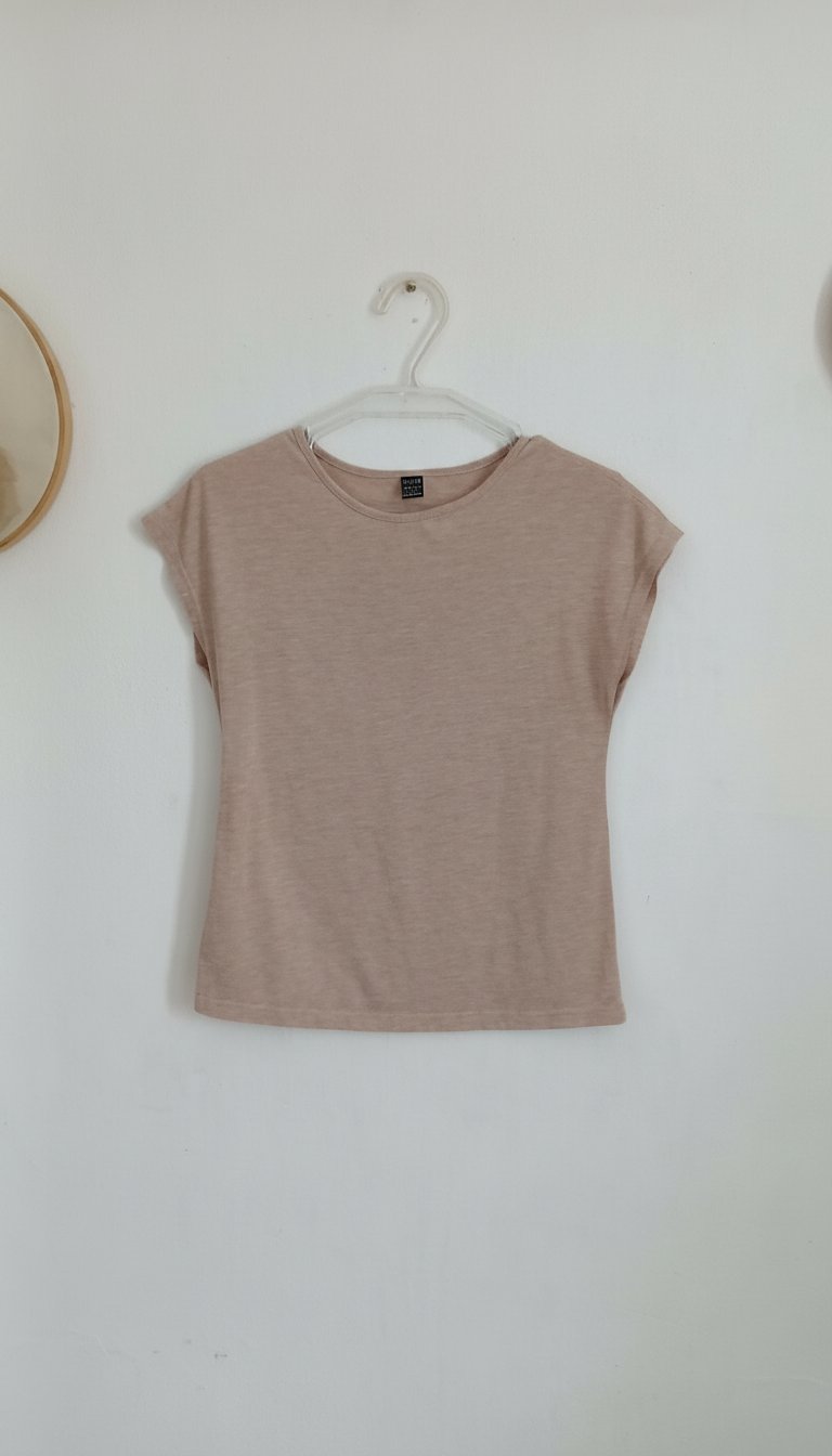 ​T-shirt Shein Basic Nude - Taille S / XS