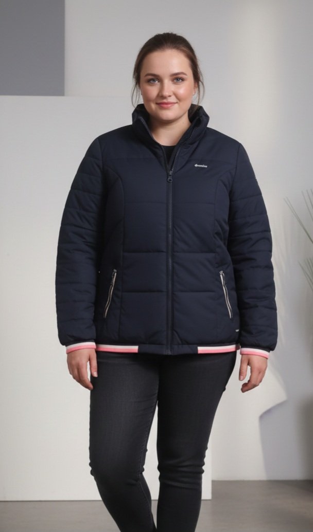 Doudoune Gaastra – Marine & Rose ❄️ Imperméable & Chaude