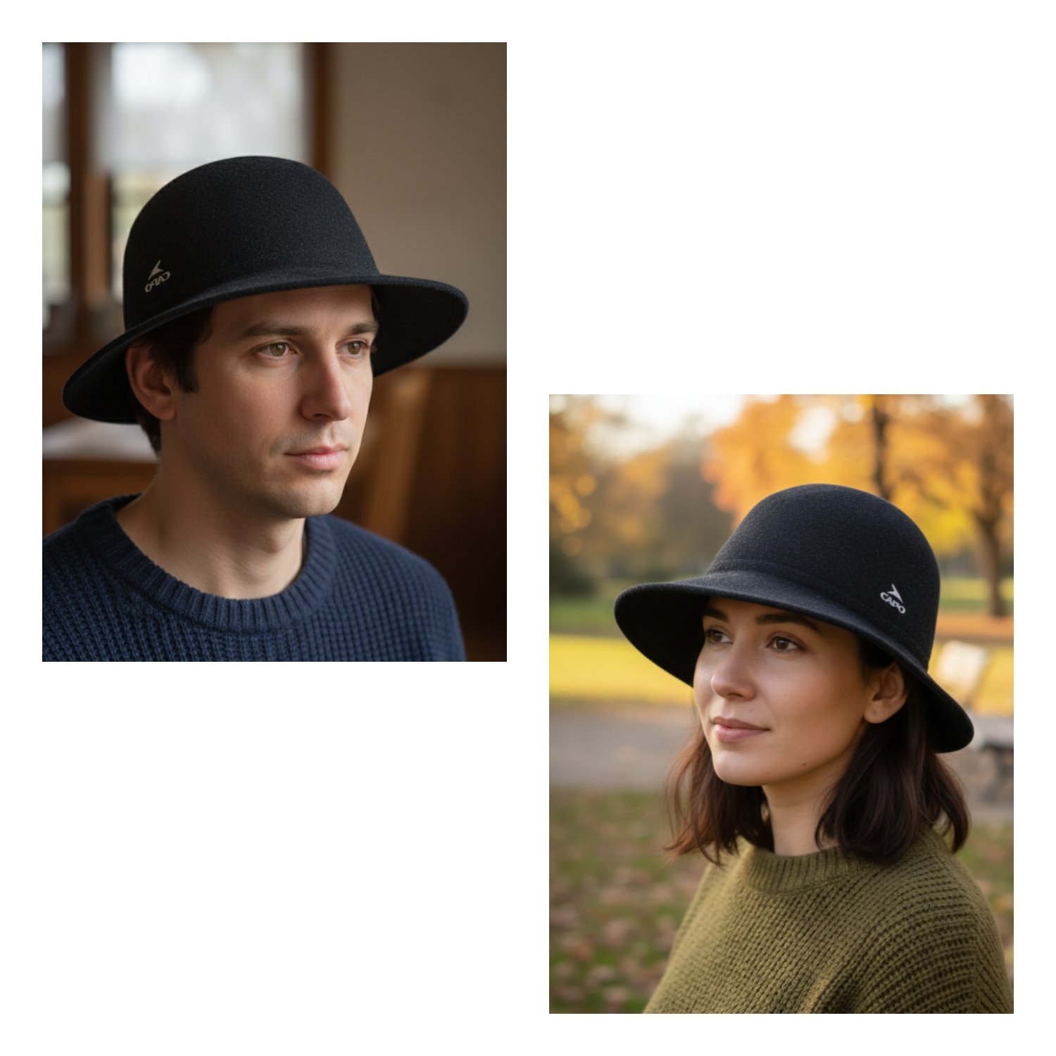 Chapeau CAPO en Laine - Coupe-vent - Mixte