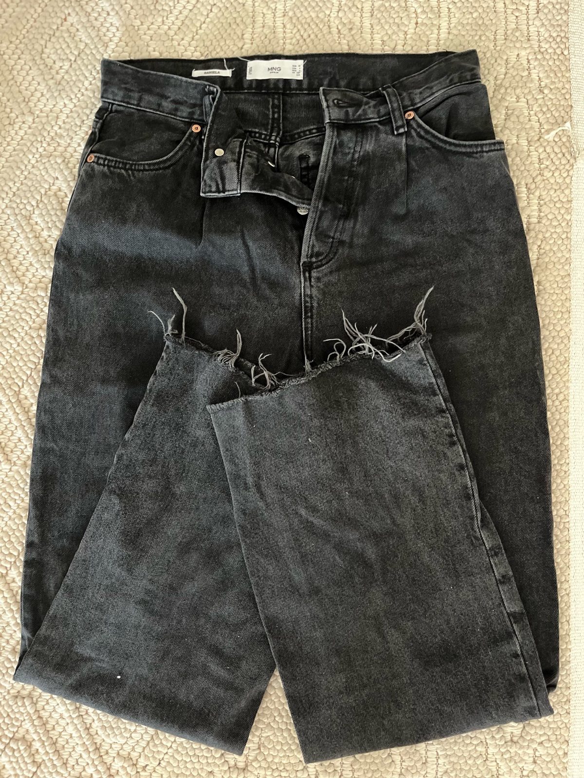 Jean gris mango