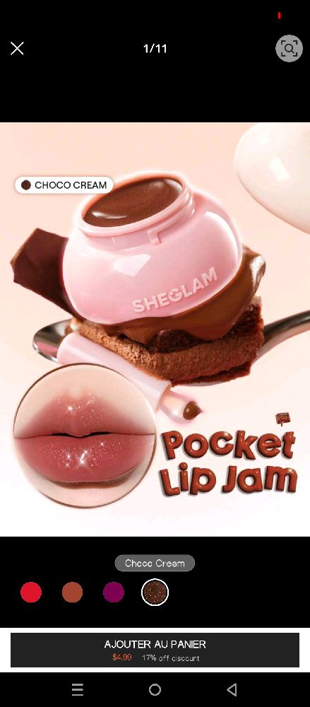 Lip jam sheglam 