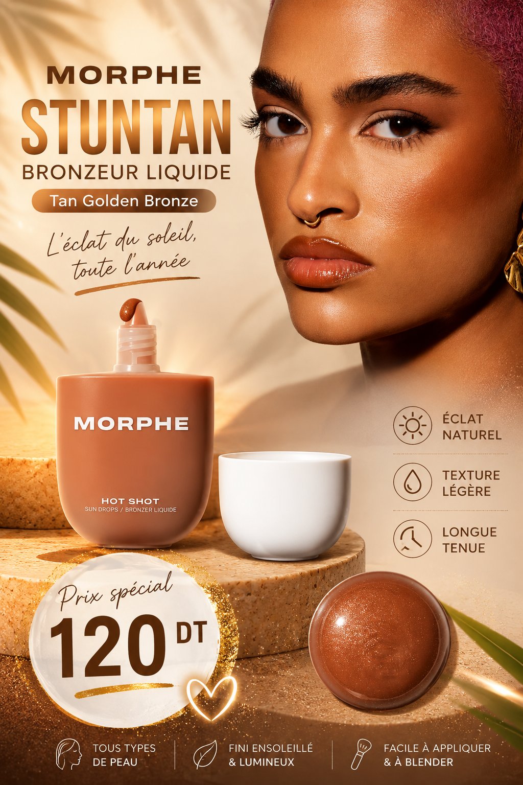 Bronzeur liquide MORPHE Référence STONTAN