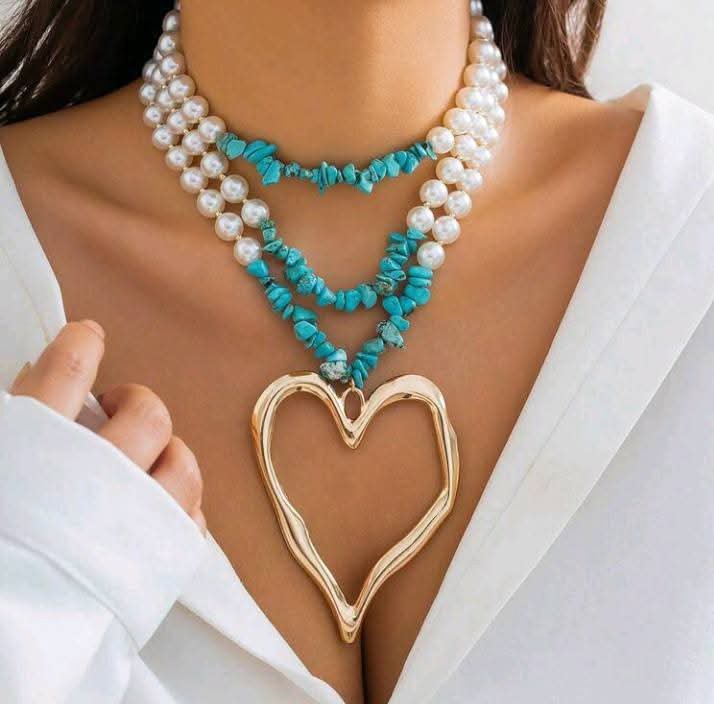 Colier coeur importé france 