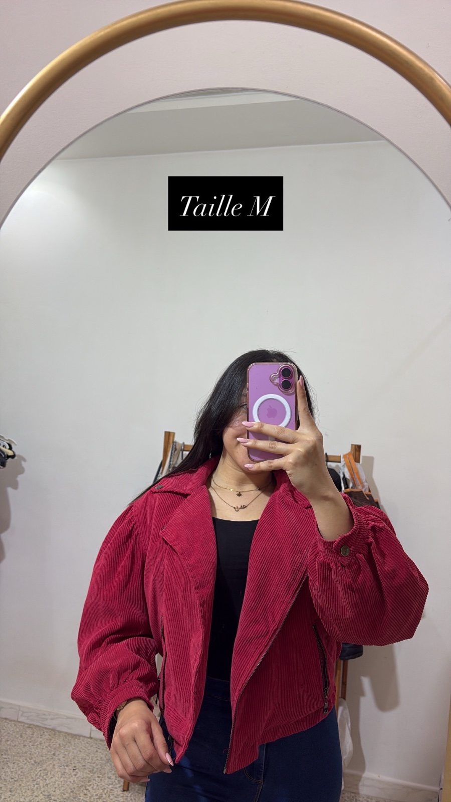 Veste rose 