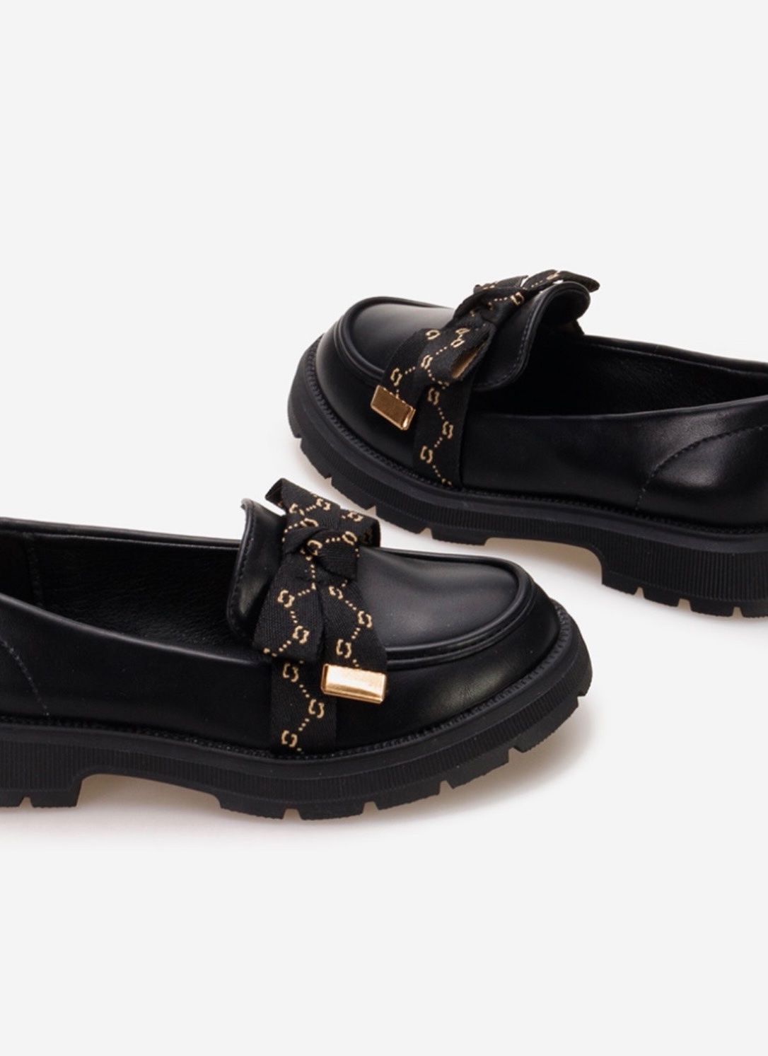 Mocassins noirs pour fille 