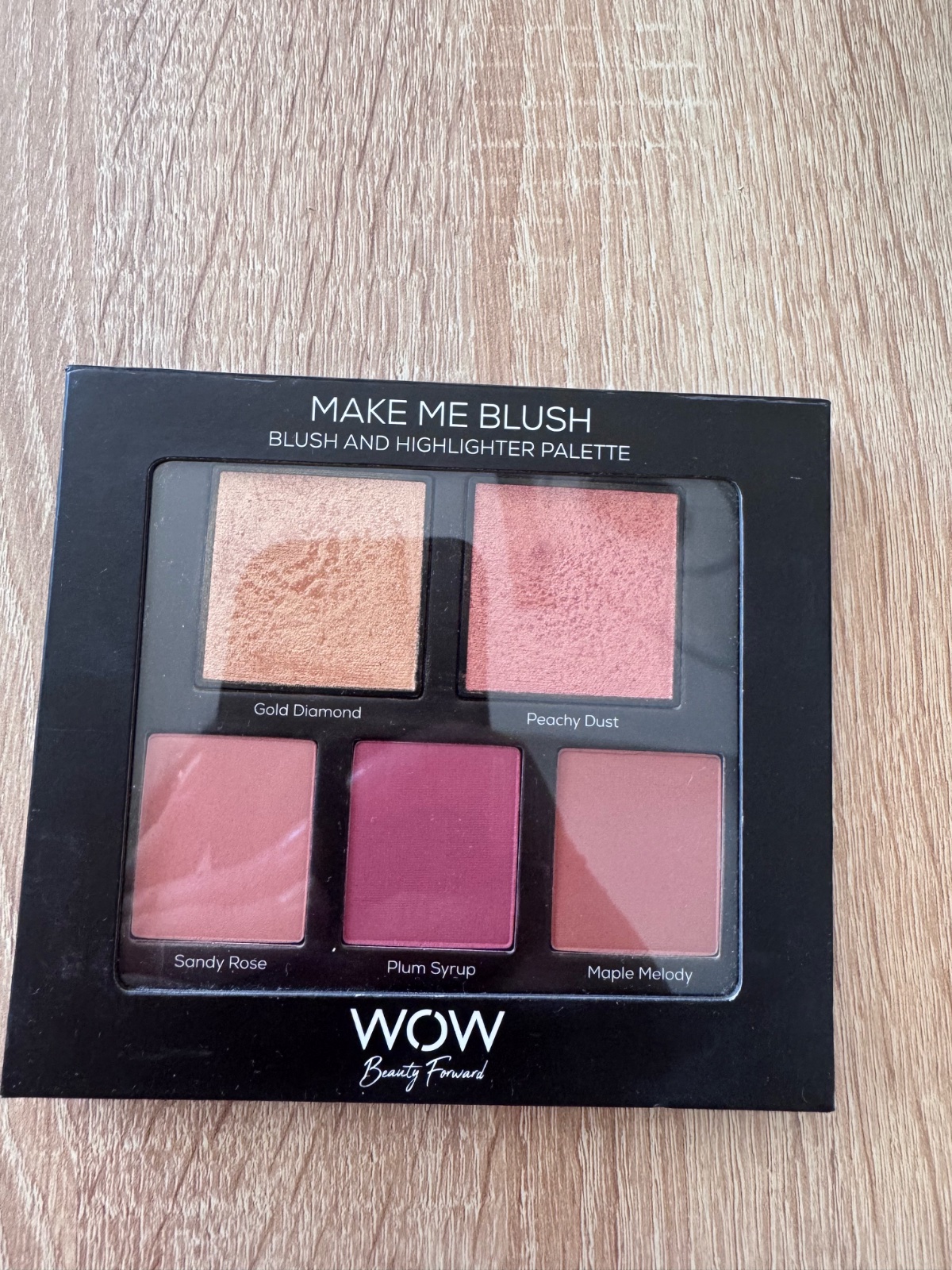 Blush and highlighter