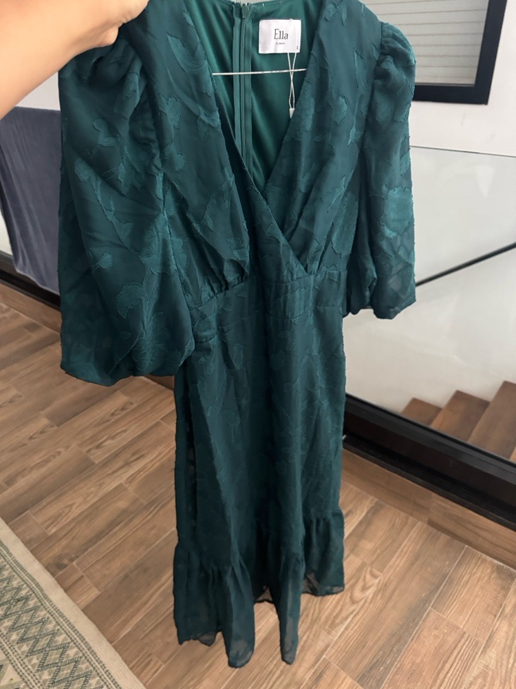 Dark green dress
