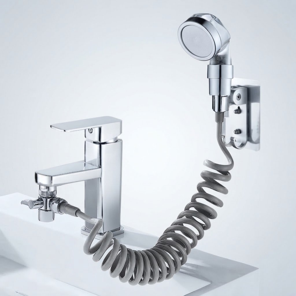 Faucet-Mounted Sink Sprayer