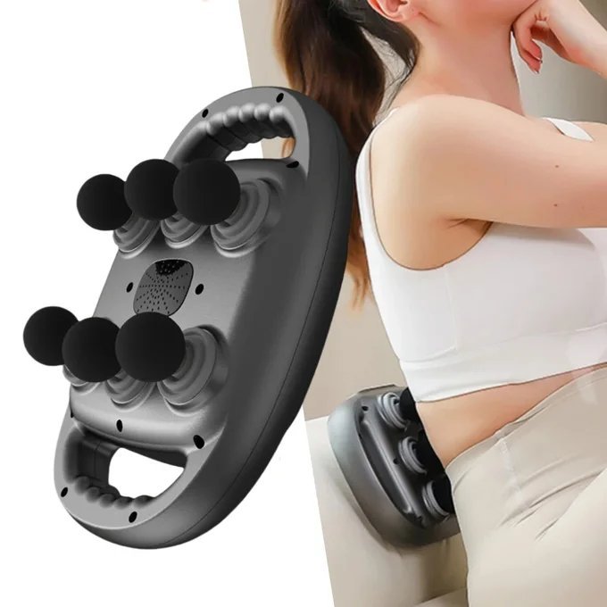 Six headed massage gun