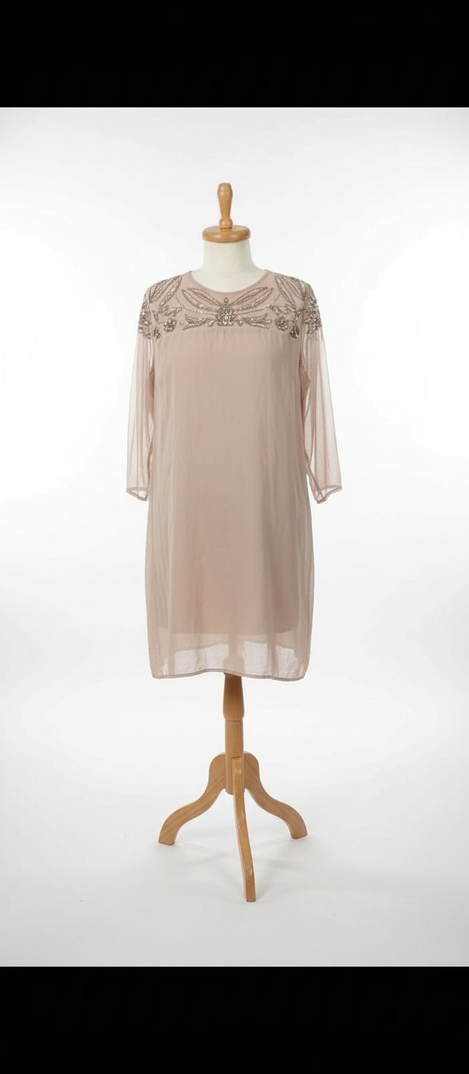 Robe ceremoniale en crepe 