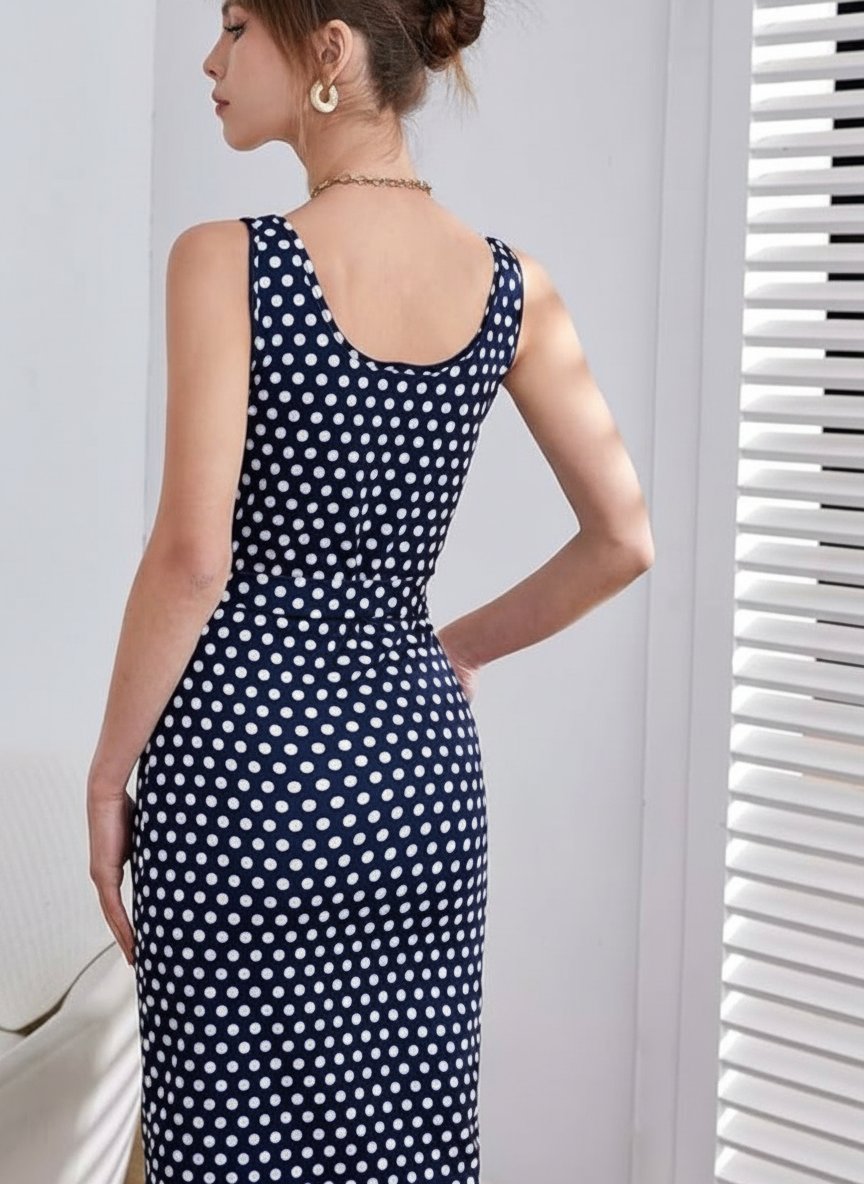 Robe a pois shein 