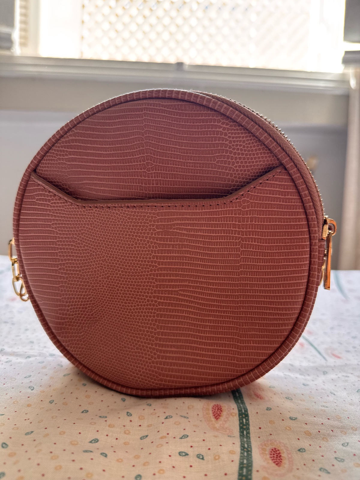 Sac bandouliere rose poudré
