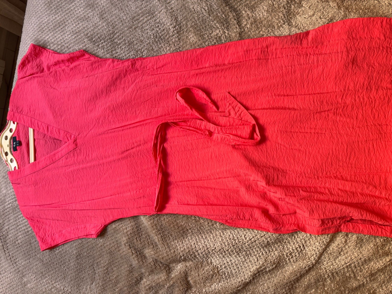 Robe rose fluide