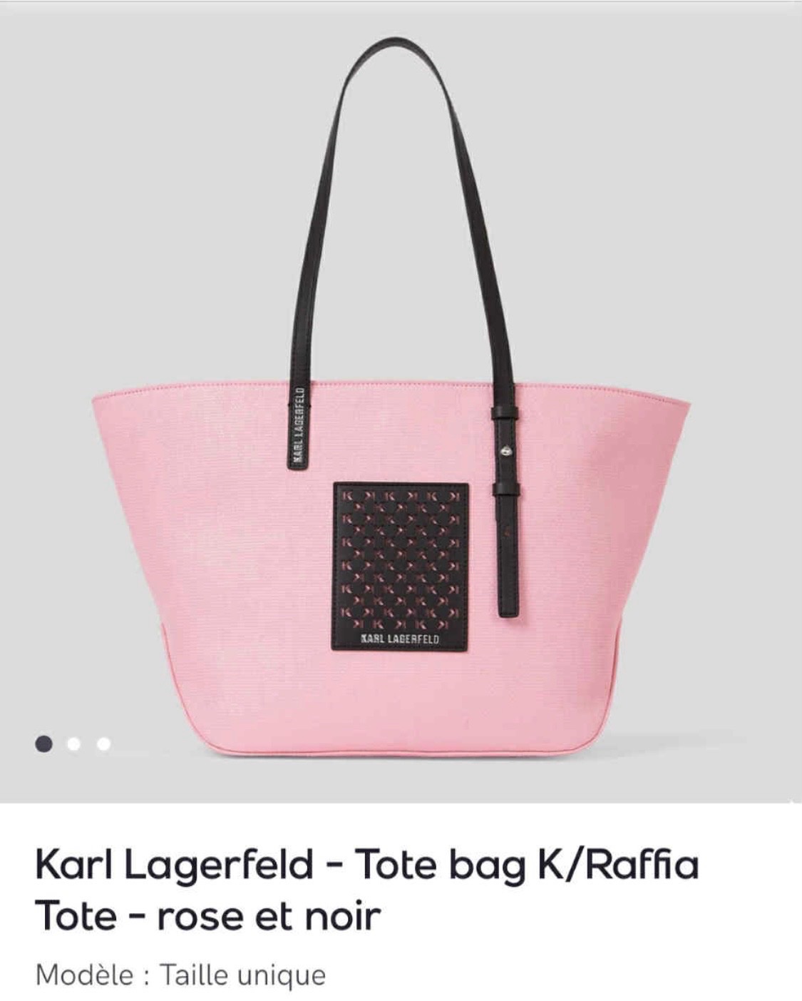 Sac à main rose karl lagerfeld 