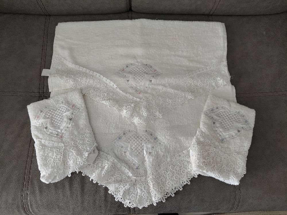 Lot 4 serviettes pour elle et lui