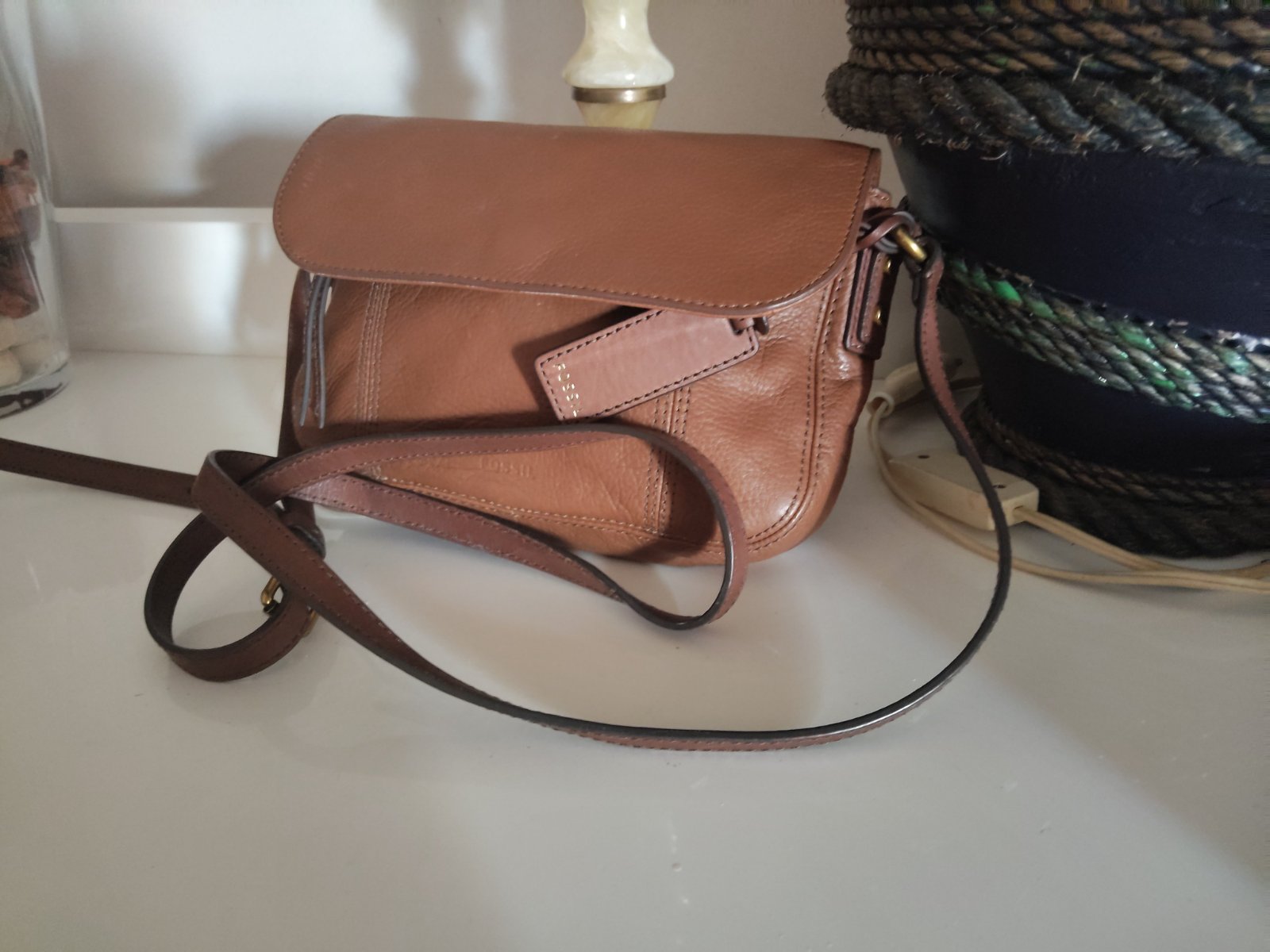 Fossil authentique en cuir