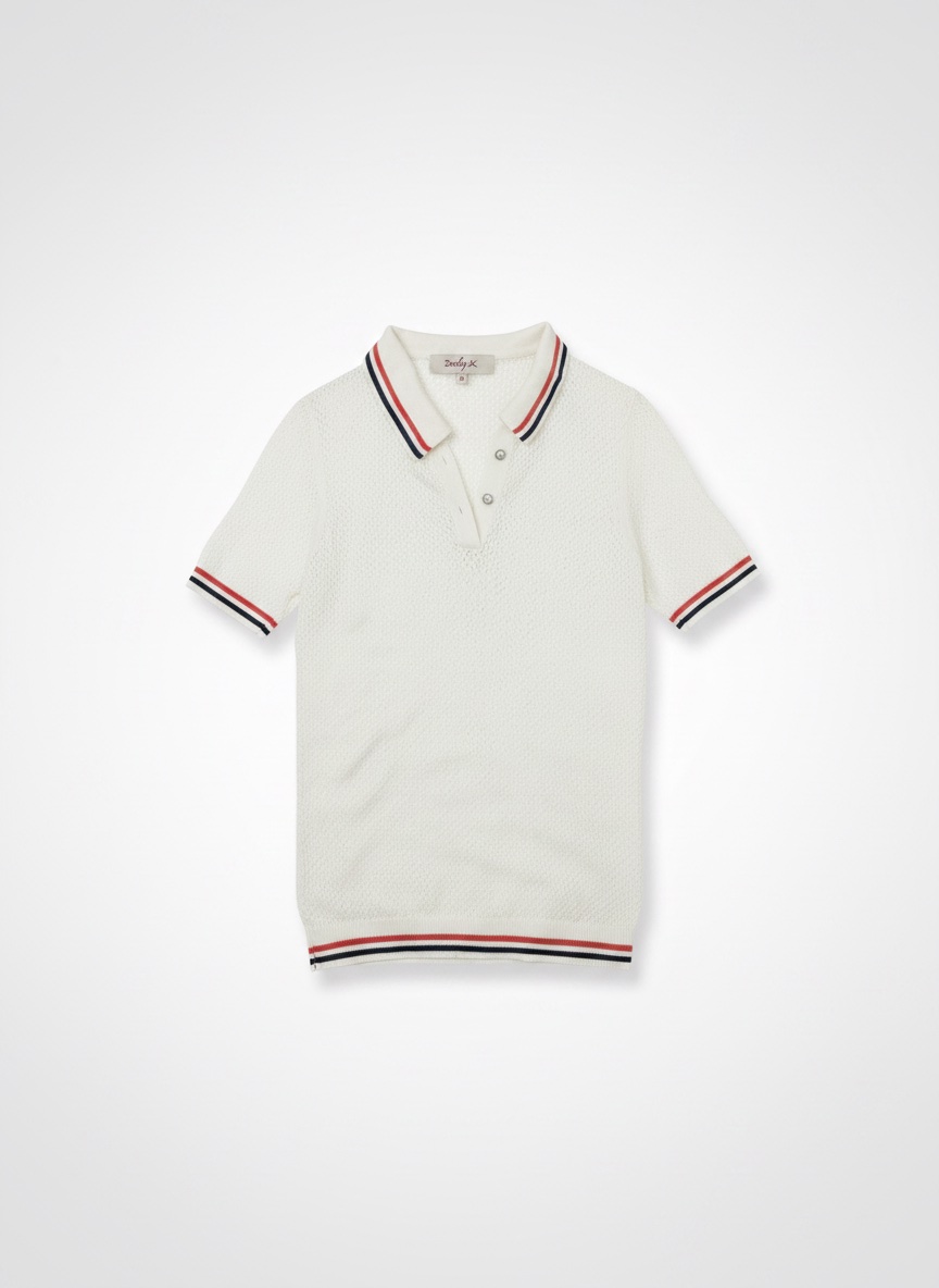 Polo en maille tricotée Derhy! Taille S-M