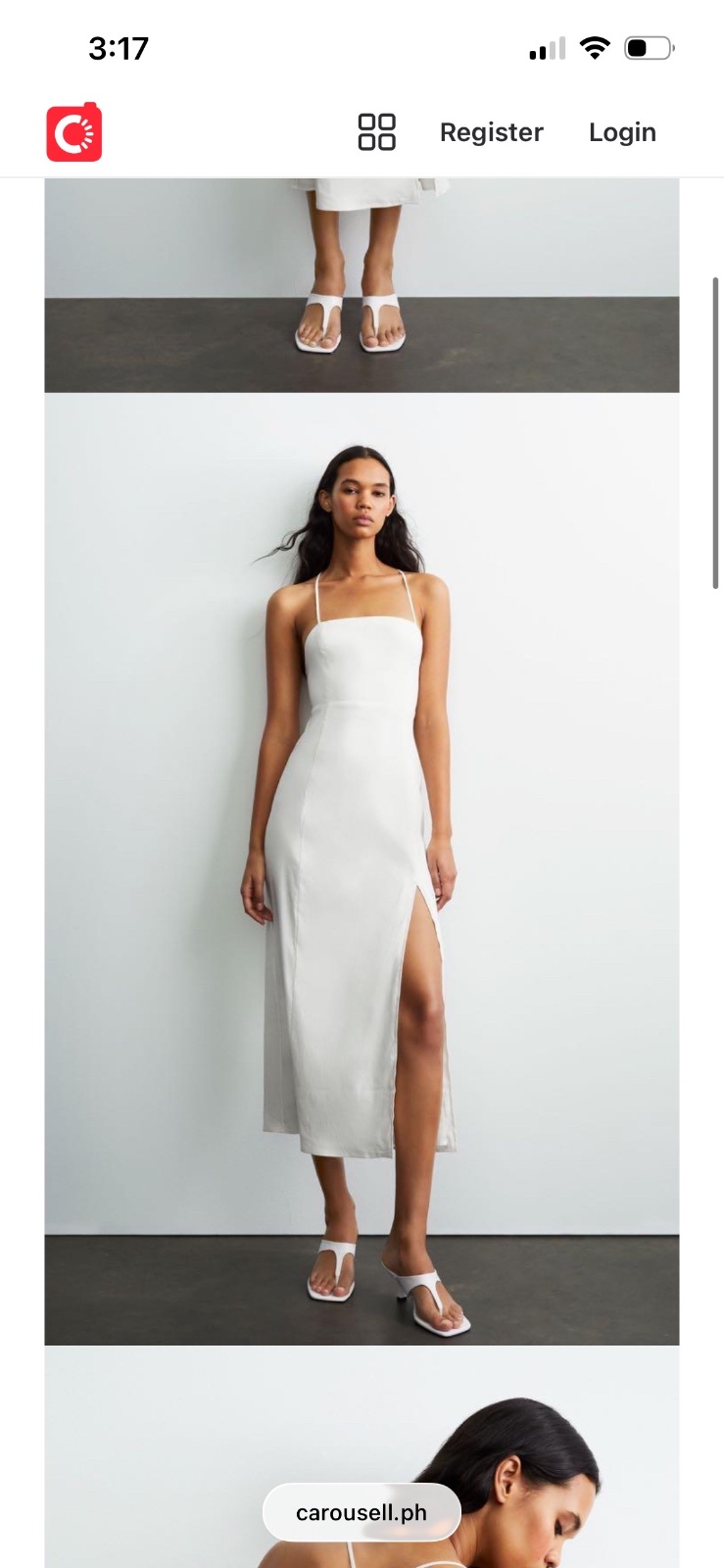 Robe blanche ZARA 
