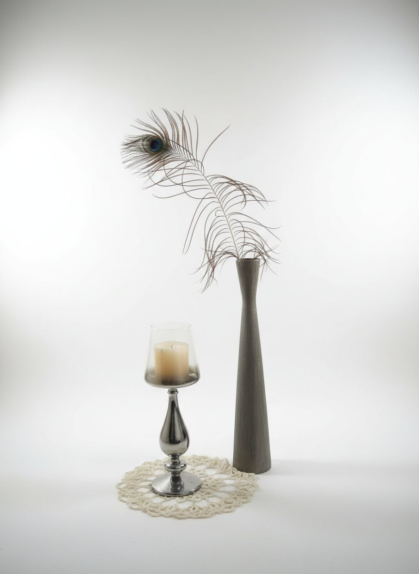 Porte bougie et vase