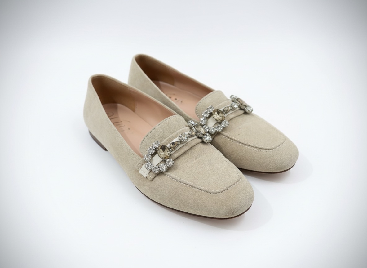 Chaussures beige femme