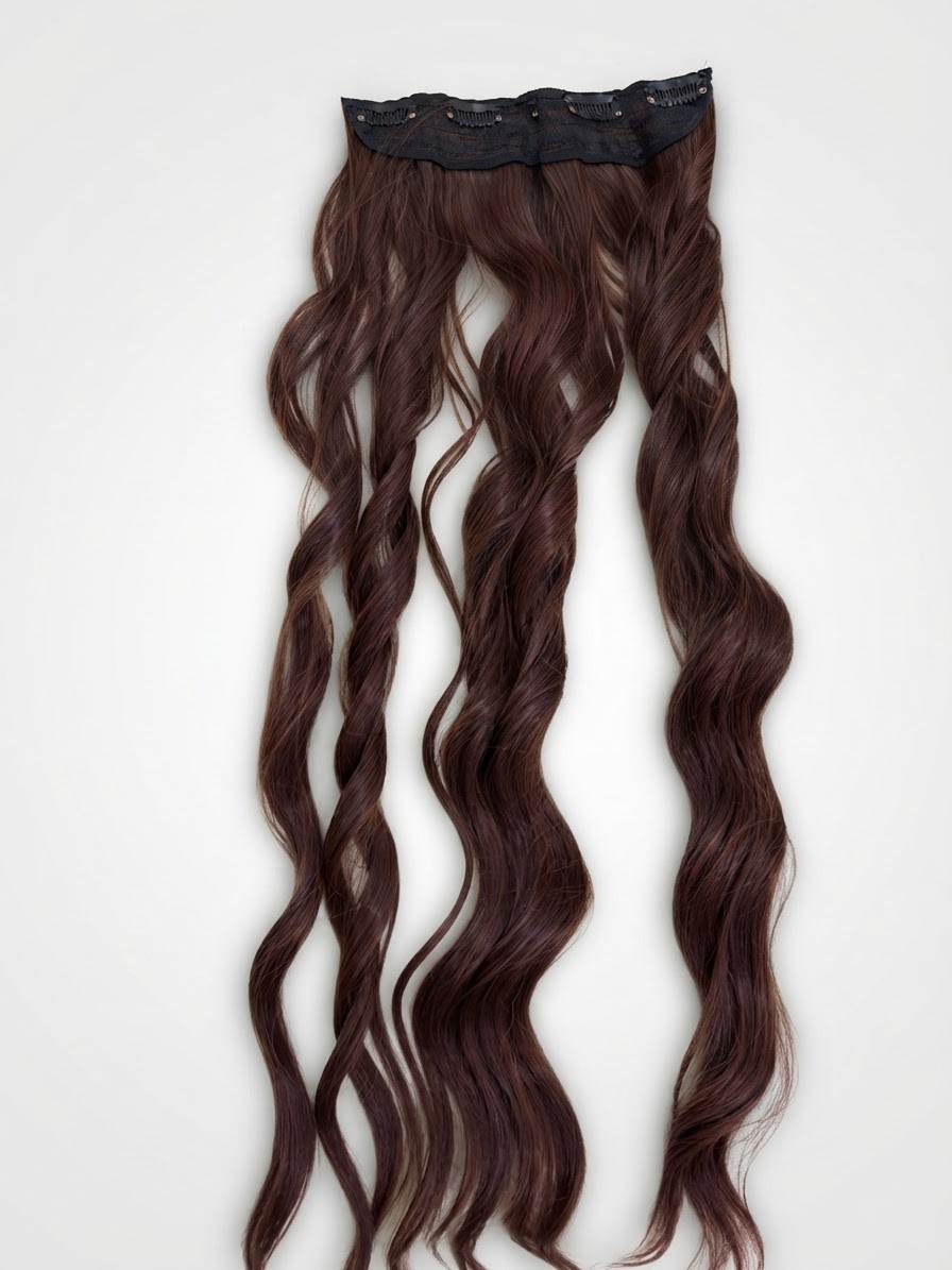 D'extensions de cheveux ondulées/wavy