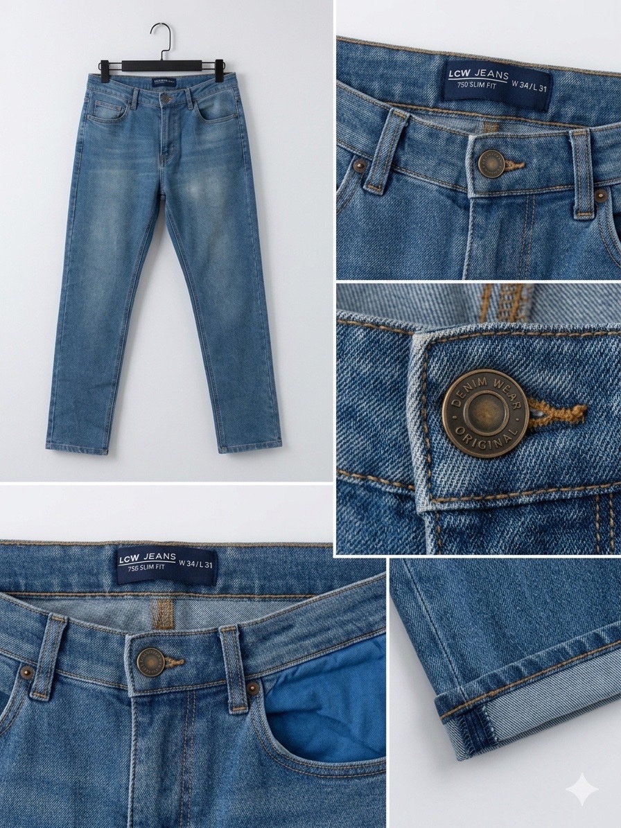Jean LCW W34/L31 – coupe slim / état moyen