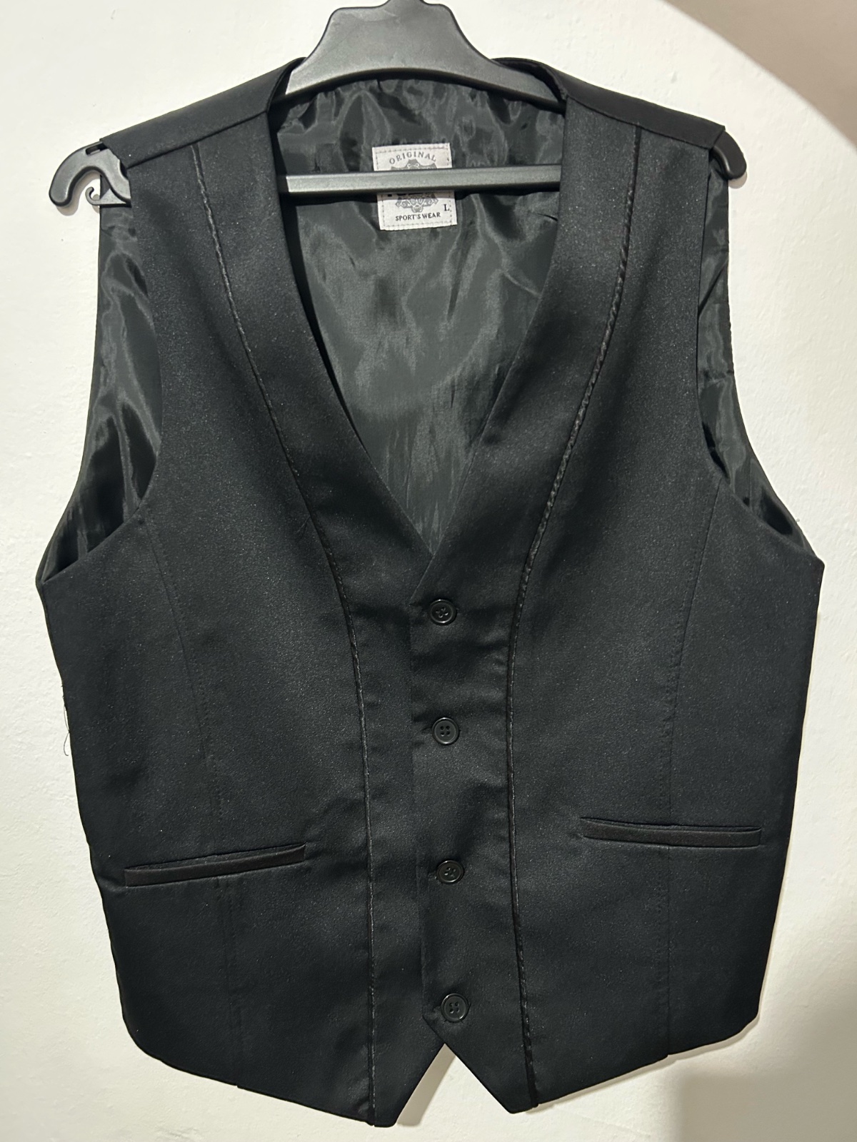 Gilet de costume noir