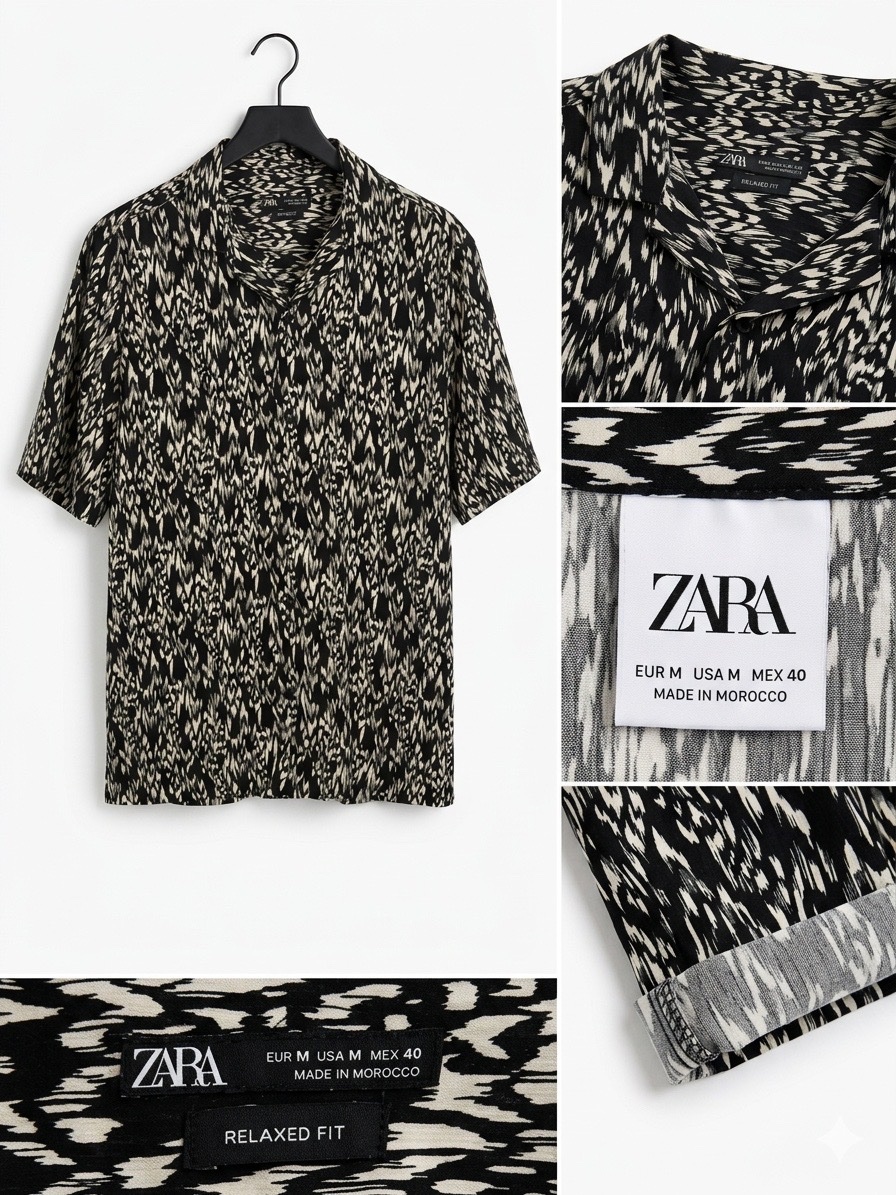     Zara Chemise Relaxed Fit