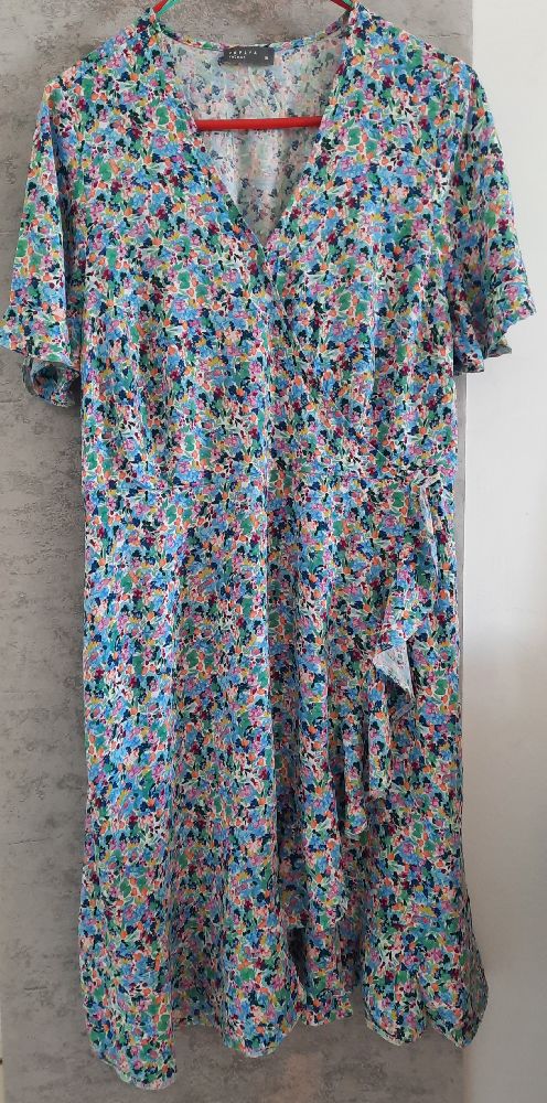 Robes Casual Femme Robe Floral Imprimé Décontracté Robe d'été