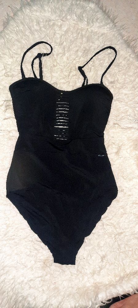 Red Carter Maillot de Bain noir tres élégant 