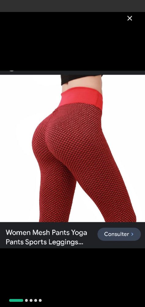 Legging Rouge Anticellulite 