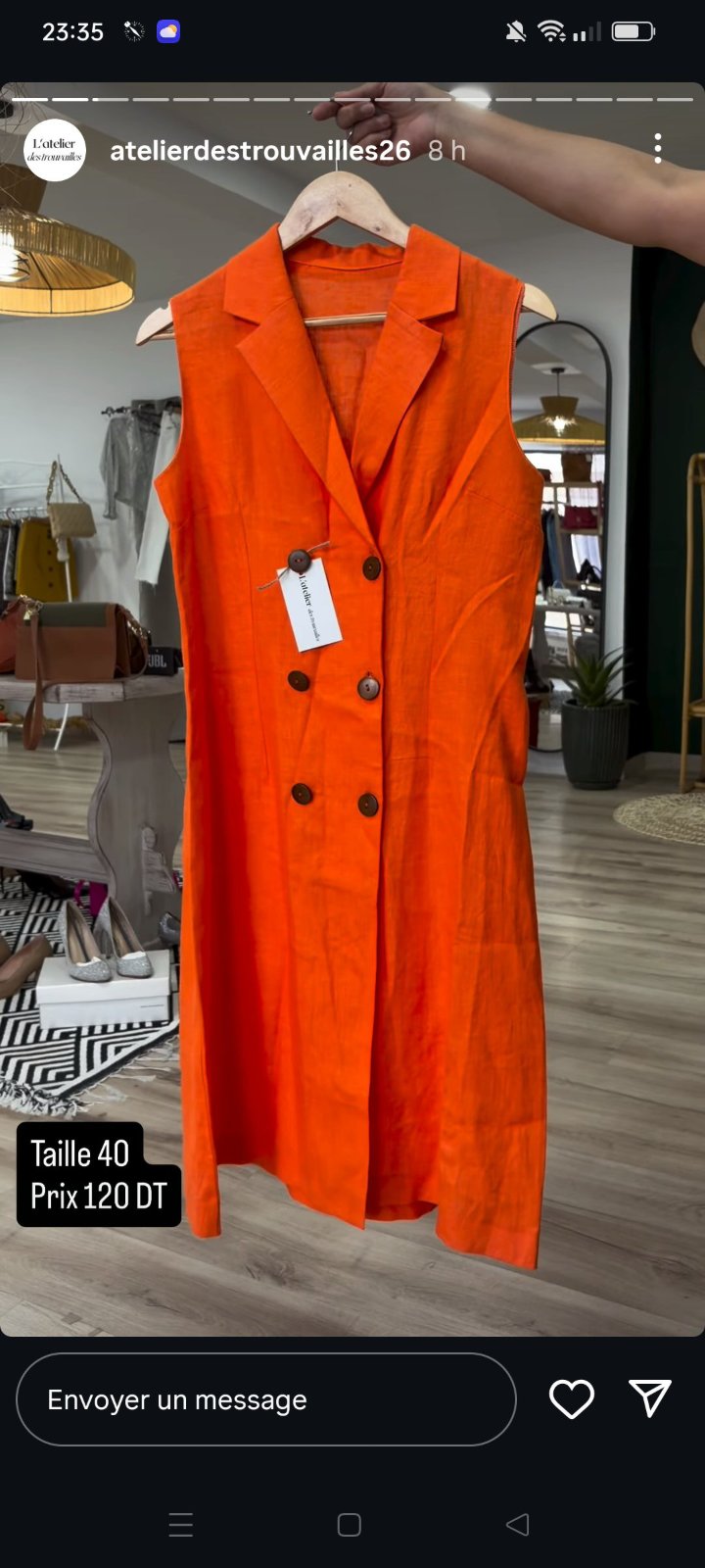 Robe en lin 